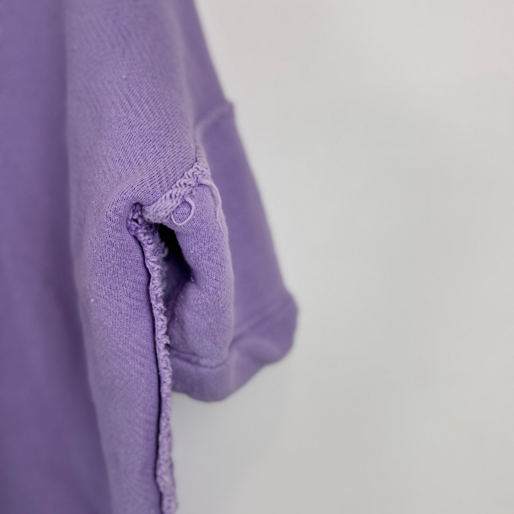 Free People FP Beach Lavender Terry Oversized Pullover Sweatshirt Beach Cover XS - Picture 14 of 16